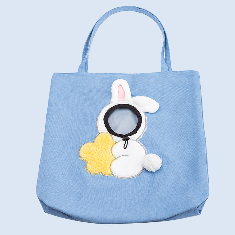 Petit sac de transport pour chat et chien avec motif abeille - Sac portable et respirant - Sac souple pour animaux de compagnie avec fermetures éclair de sécurité - Sac à main pour voyage